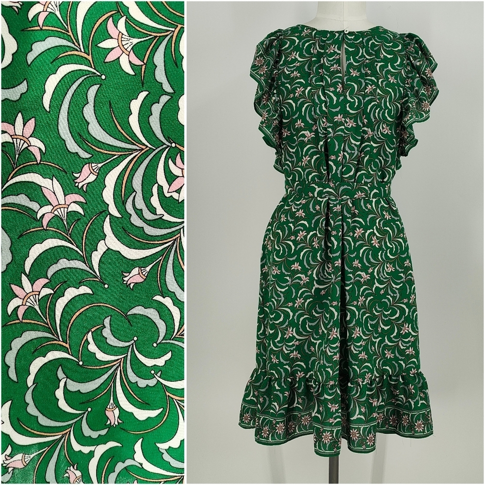Max Studio Ruffle Sleeve Dress